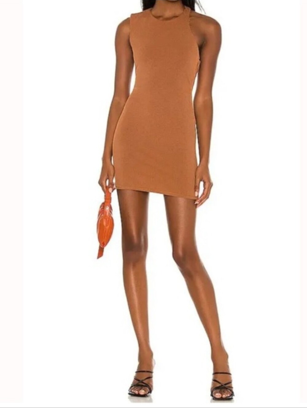 NWT NBD | Revolve Bonney Mini Dress Two Toned Brown Size XS Mocha Camel